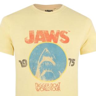 T-Shirt Orange Homme Jaws World Tour vue 0