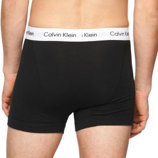 X3 Boxers Noir/Blanc Homme Calvin Klein Jeans Trunk 3p vue 3