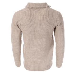 Pull 1/4 Zip Beige Homme RMS26 Camioneur vue 0