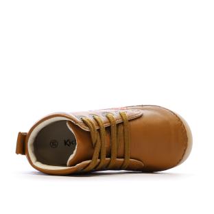 Baskets Camel Garçon Kickers Soniza vue 0
