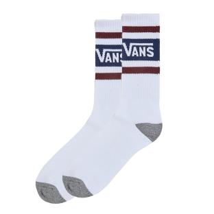 X1 Paire de Chaussettes Blanches/Bordeaux Homme Vans Bitter Chocol pas cher