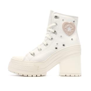 Baskets Blanches Femme Converse Chuck 70 De Luxe pas cher