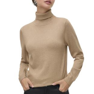Pull Beige Femme Vero Moda Happyglitter pas cher
