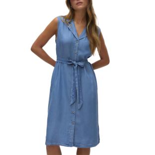 Robe en Jean Bleu Femme Vero Moda Bree pas cher