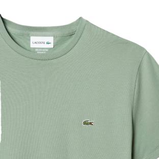 T-shirt Vert Homme Lacoste TH6709 vue 2