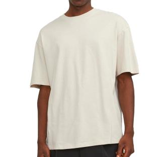 T-Shirt Beige Homme Jack & Jones Bradley vue 0