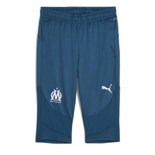 OM Short de Sport Bleu Homme Puma Om Training 3/4 pas cher