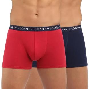 Lot de 3 Boxers Marine/Rouge Homme Dim D6596 vue 3