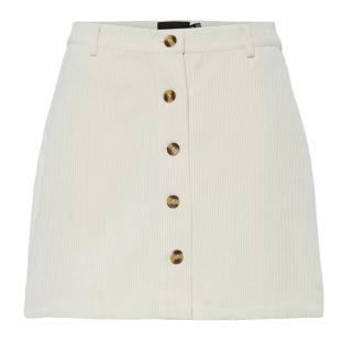 Jupe Ecru Femme Pieces Effi pas cher