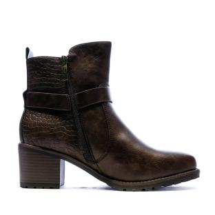 Bottines Marrons Femme Relife Jahorse vue 2