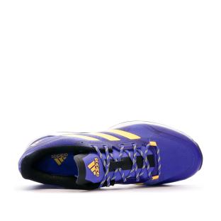 Chaussures de Hockey Bleu/Jaune Homme Adidas Zone Dox 2.0s vue 4
