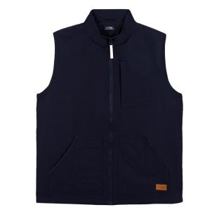 Ärmellose Daunenjacke für Herren, marineblau, TBS OLBINSAN Ansicht 0
