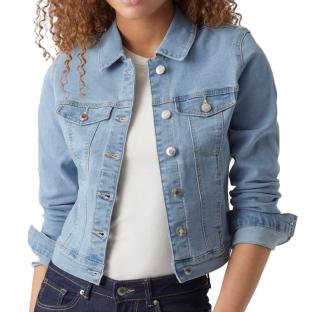 Veste en Jean Bleu Clair Femme Vero Moda Luna pas cher