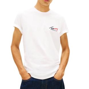 Camiseta blanca de hombre Tommy Hilfiger Slim ver 0