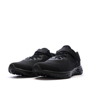 Baskets Noires Garçon Nike Revolution 6 vue 6