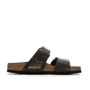Sandales Kaki Femme Birkenstock Sydney Cushion Buckle vue 0