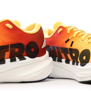 Chaussures de Running Rouges/Orange Homme Puma Deviate Nitro 3 vue 4