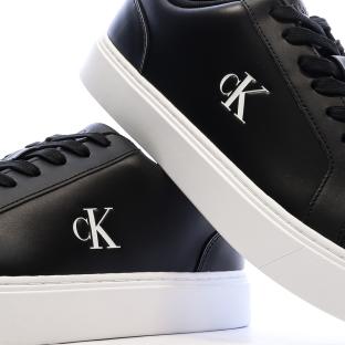 Baskets Noires Homme Calvin Klein Jeans Classic Cupsole Lace vue 0