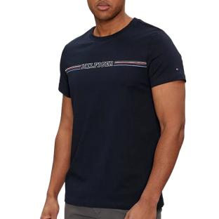 T-shirt Marine Homme Tommy Hilfiger MW0MW34428 pas cher