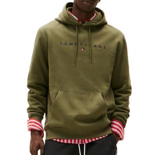 Sweat Kaki Homme Tommy Hilfiger Tjm Reg Linear vue 0