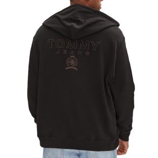 Sweat Zippé Noir Homme Tommy Hilfiger Varsity Tona vue 2