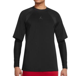 T-shirt Manches Longues Noires Homme Nike Sprt Stmt pas cher