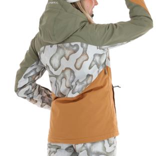 Manteau Orange/Kaki Femme O'Neill Carbonite vue 2