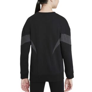 Sweat Noir Fille Nike DD7135 vue 2