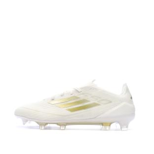 Chaussures de Foot Blanc/Doré Homme Adidas F50 PRO FG vue 0