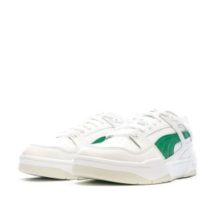 Baskets Blanche/Verte Homme Puma Slip stream vue 6