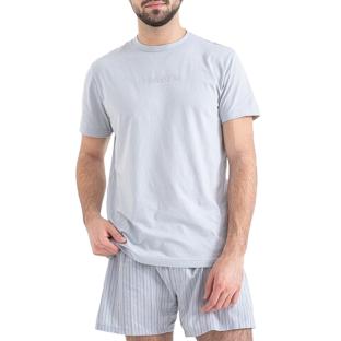 Pyjama Gris Homme Calvin Klein Jeans Poplin vue 0