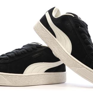 Baskets Noires Homme Puma Suede Xl Pleasures vue 7