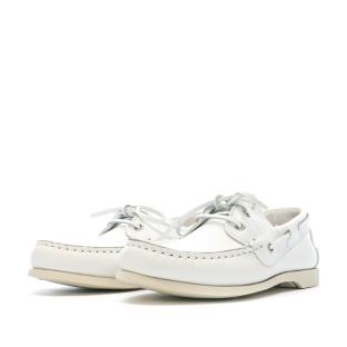 Chaussures bateaux Blanches Femme TBS PHENISA vue 6