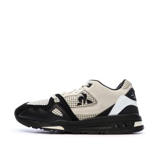 Baskets Noir/Beige Homme Le Coq Sportif Lcs R1000 Ripstop pas cher