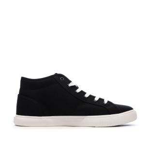 Baskets Noir/Blanc Homme Calvin Klein Jeans Ess Vulc vue 2