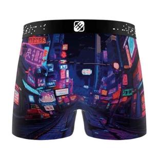 Boxer Noir/Violet Homme Freegun Craft vue 0