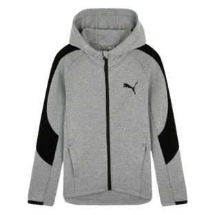 Sweat Zippe Gris Garçon Puma 672882 pas cher