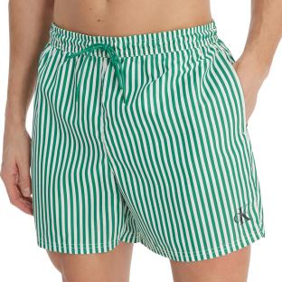 Badeshorts Grün/Weiß für Herren von Calvin Klein Jeans mit Kordelzug Ansicht 0
