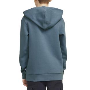 Sweat Bleu Garçon Jack & Jones Logo vue 2