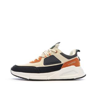 Baskets Beige/Orange Homme Kaporal Dolpi pas cher