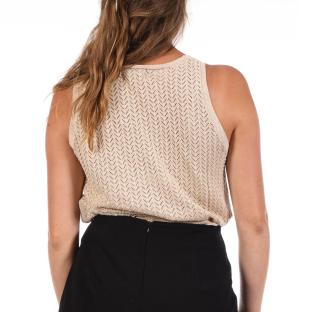 Débardeur Beige Femme Freeman t. porter daria Daria vue 0