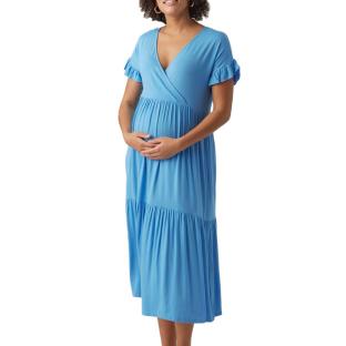 Robe D'allaitement Bleu Femme Mamalicious Helen pas cher