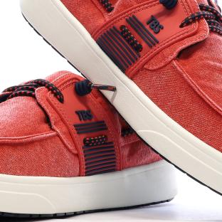 Chaussures Bateau Rouge Homme TBS Geo vue 0