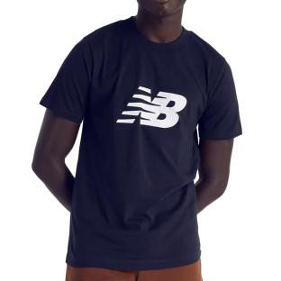 T-shirt Marine Homme New Balance Sport vue 0