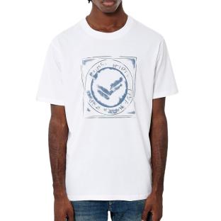 T-Shirt Blanc Homme Kaporal SAUL pas cher