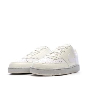 Baskets Jaune Clair Enfant Nike Court Vision Lo vue 0