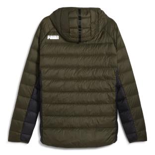 Doudoune Kaki Homme Puma Packlite Hooded Down vue 2