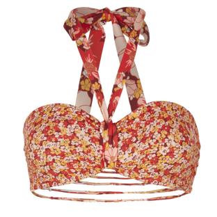 Haut de Maillot de bain Rouge Femme O'Neill Retro vue 0