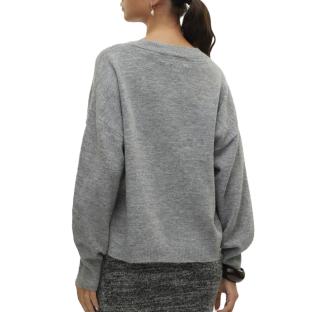 Pull Gris Femme Vero Moda Jupiter vue 2