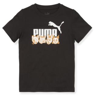 T-shirt Noir Garçon Puma Mates  673346 pas cher